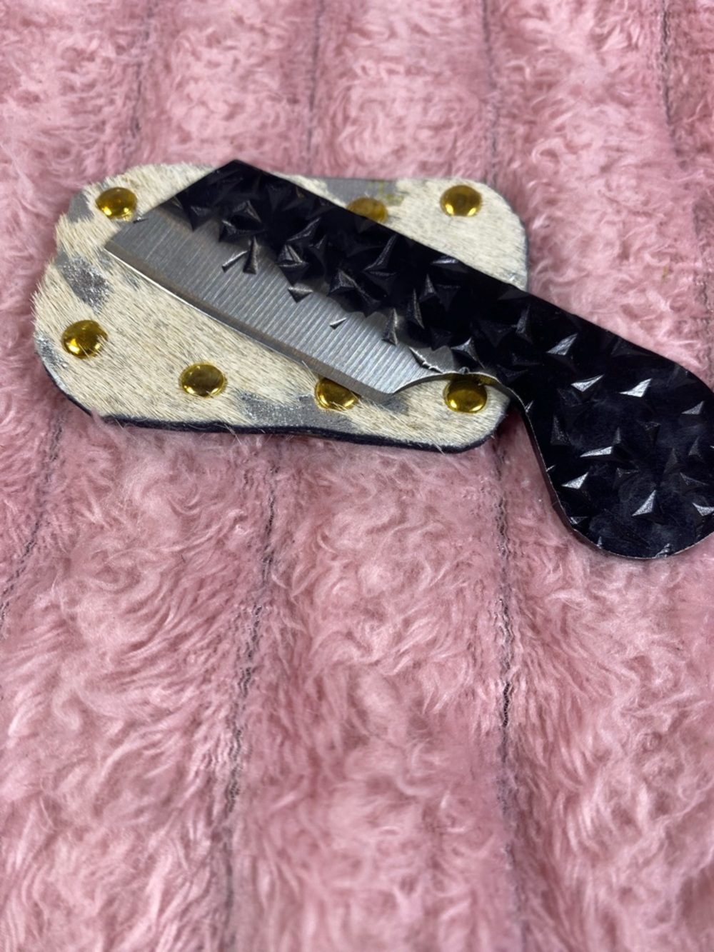 Handcrafted Cowhide Knife Holder